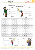 The 12 months of the year - A crossword