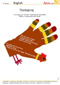 Hand - art with a Thanksgiving theme