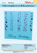 Geburtstagskarte mit Schmucksteine