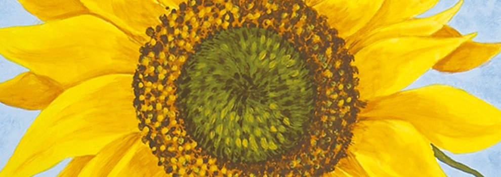 Stilvolle Sonnenblume