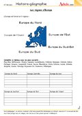 Les r&#xE9;gions d&#x27;Europe