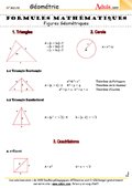 Formules math&#xE9;matiques - Figures g&#xE9;om&#xE9;triques
