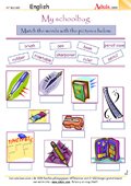 My schoolbag - Full of useful things
