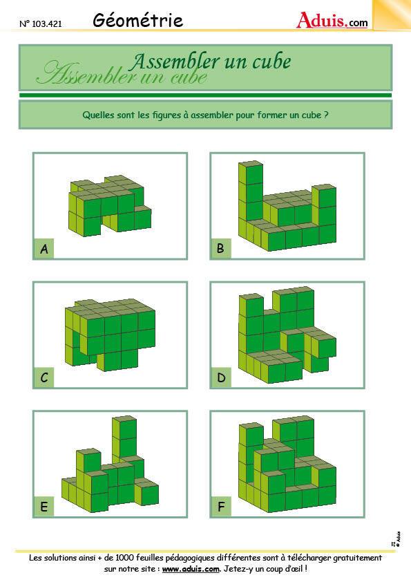 Assembler un cube