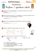 V&#xE9;rifications - Surfaces / op&#xE9;rations calculs