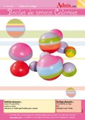 Boules de savons color&#xE9;es