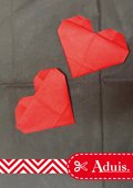 Origami hart