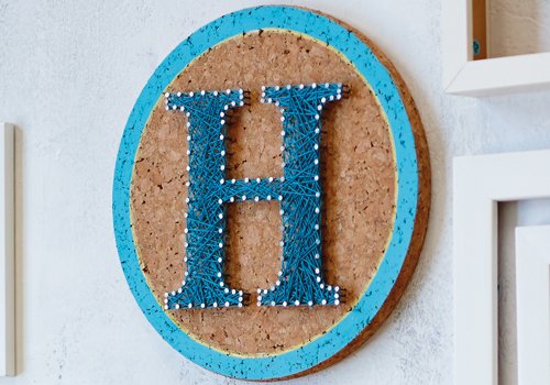 De letter H