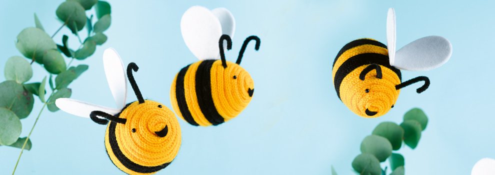 Schattige gepunnikte bijen