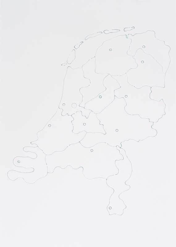 Puzzle Pappkarton - Provinzen der Niederlande