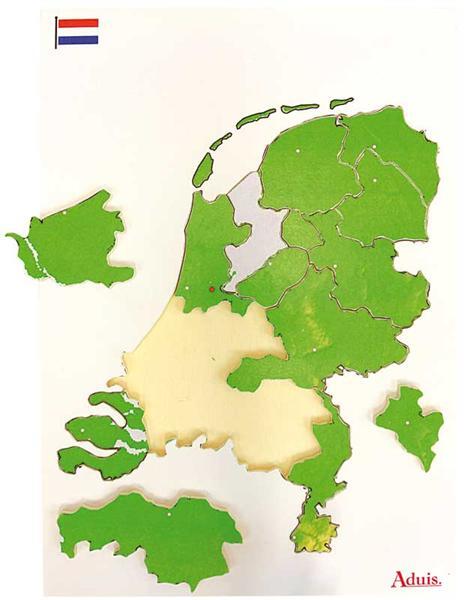 Puzzel Nederland provincies