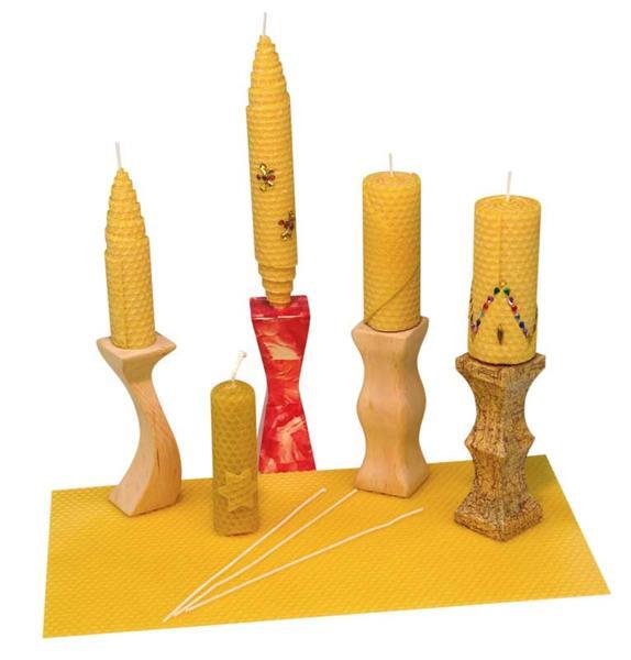 Kerzenständer aus Zirbenholz