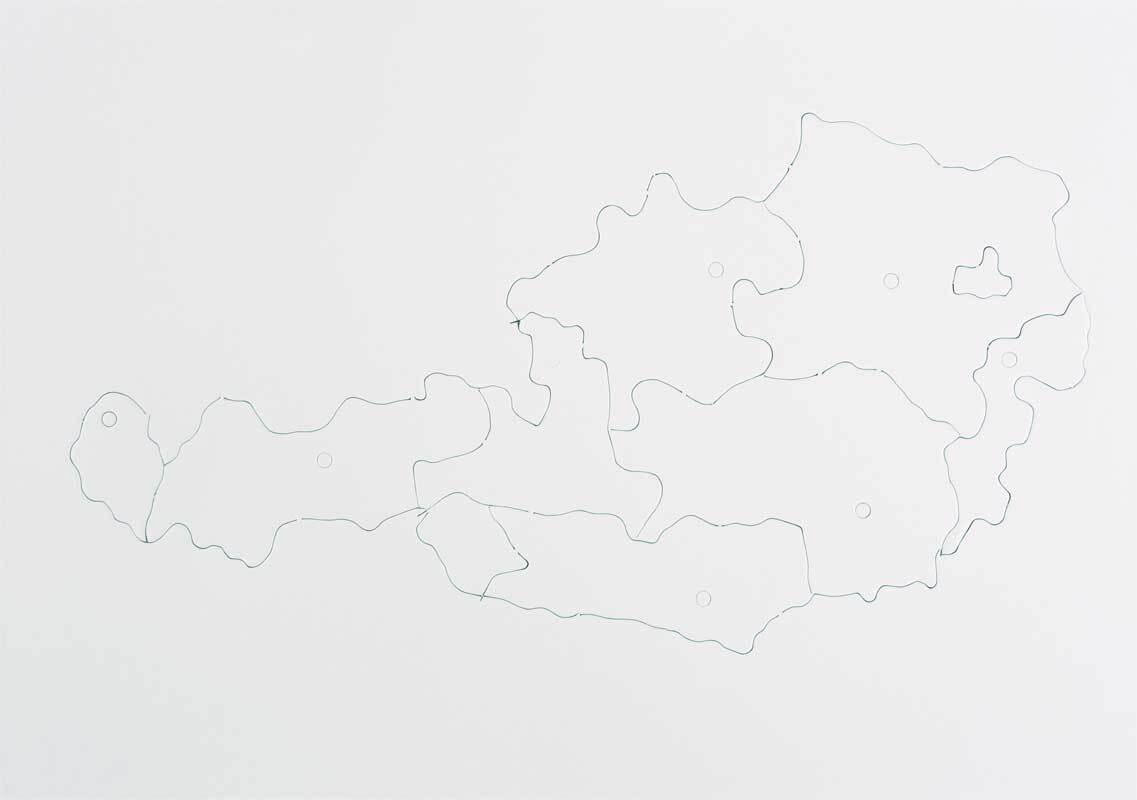 Puzzle Pappkarton - Bundesländer Österreichs