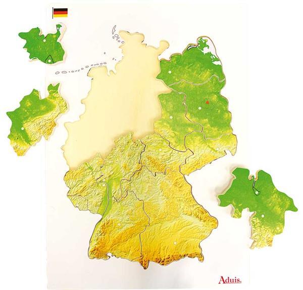 Puzzle en bois : l&#x27;Allemagne