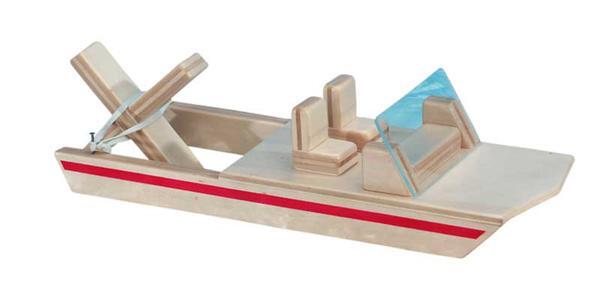 Boot "Wasserfloh" mit Gummimotor