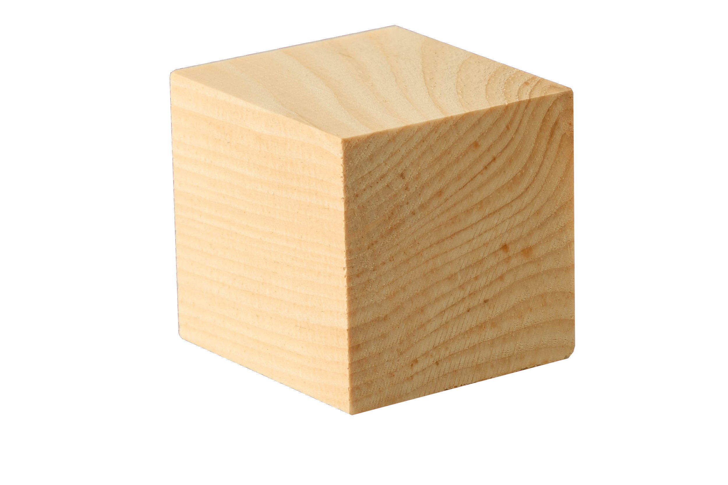 Houten blokjes alpenden, 20 st., 4,2x4,2x4,2 cm