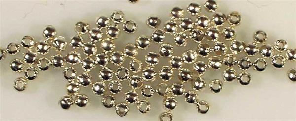 Perles à sertir - Ø 2 mm, coloris or