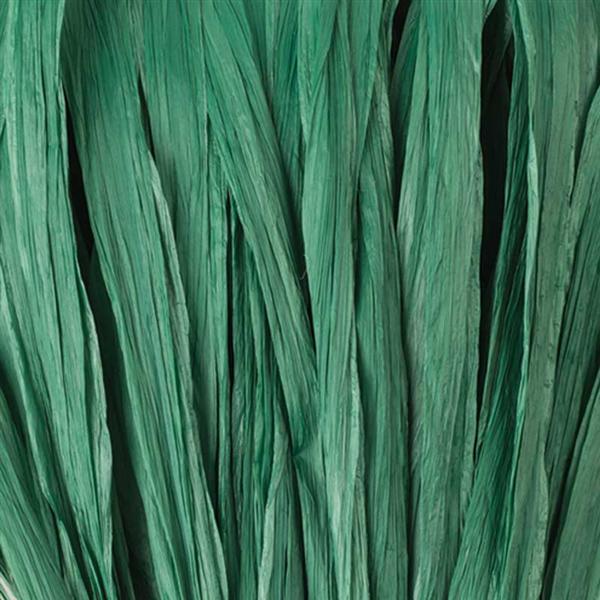Raffia mat - 10 m, groen