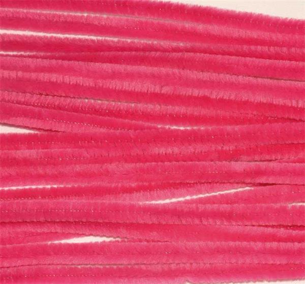 Chenilledraht - 10 Stk., 50 cm, pink