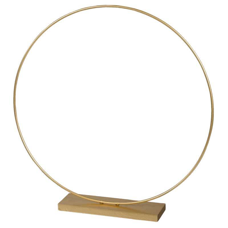 Support pour anneau en métal - doré, Ø 35 cm