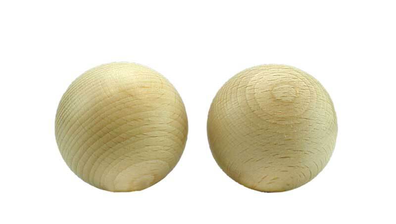 Houten ballen - 25 st.,  zonder gat, Ø 30 mm