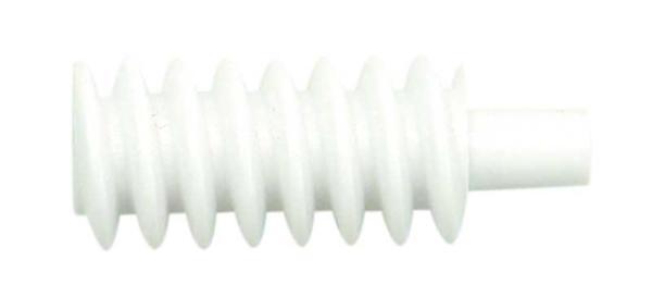 Vis sans fin PVC blanc Module 1, perç. 1,9/2,9 mm