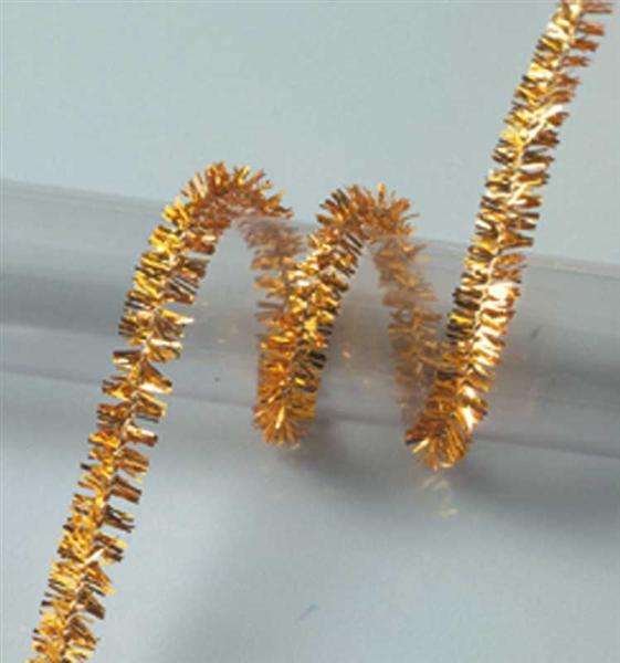 Chenilledraht gold & silber - 10 Stk., Ø 9 mm, 50