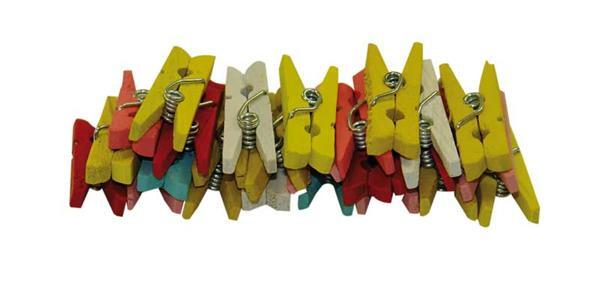 Pinces à linge -petites multicolor, 25 mm, 25 pces