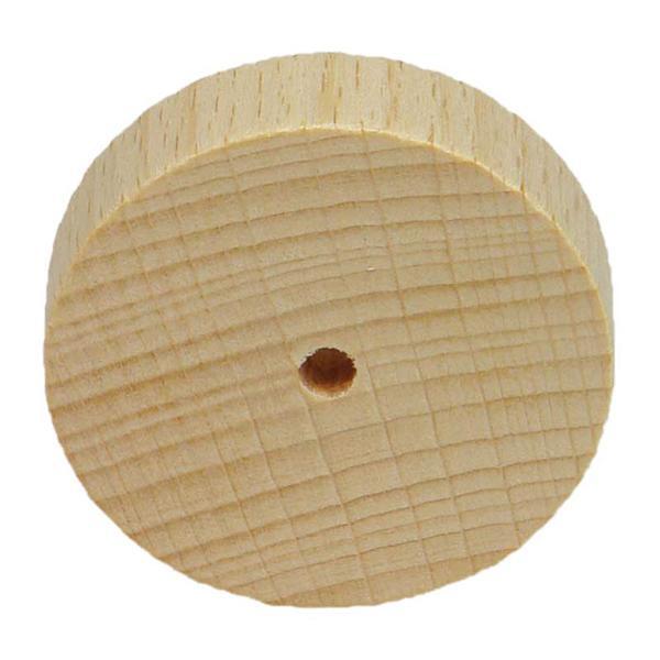 Roues en bois lisses - 10 pces, Ø 40 mm
