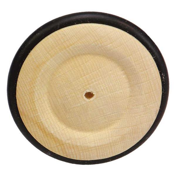 Roues en bois pneu caoutchouc - trou 4 mm, &#xD8; 63 mm