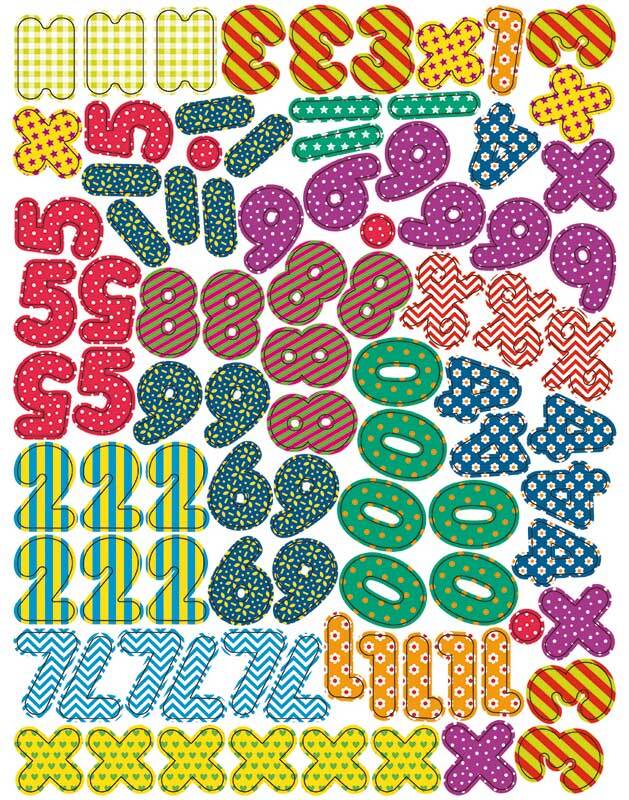 Magneten cijfers &amp; symbolen, 90 stuks