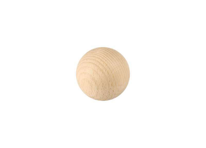Houten ballen - 25 st., zonder gat, Ø 20 mm