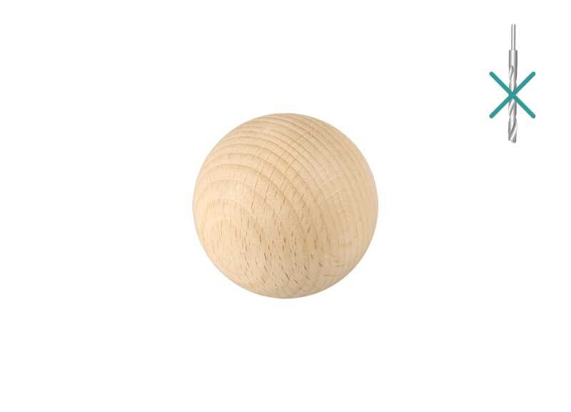 Houten ballen - 25 st., zonder gat, Ø 25 mm