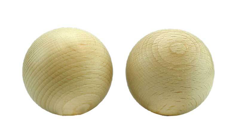 Houten ballen - 10 st., zonder gat, Ø 40 mm