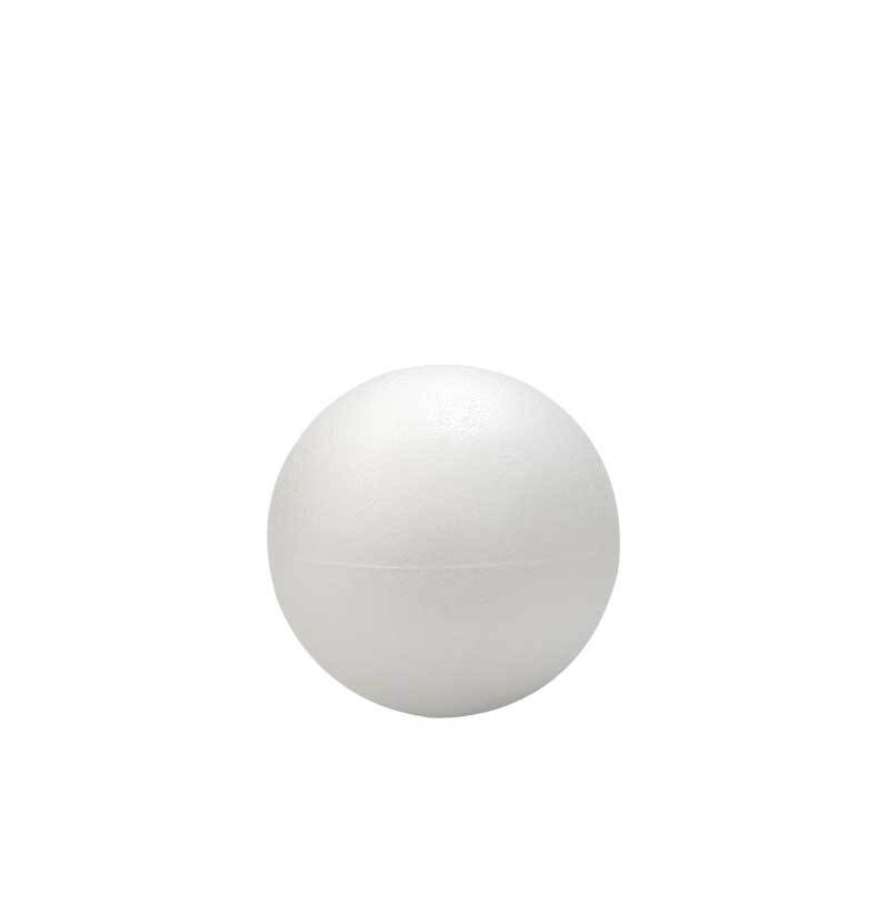 Polystyrène expansé - boule, Ø 12 cm
