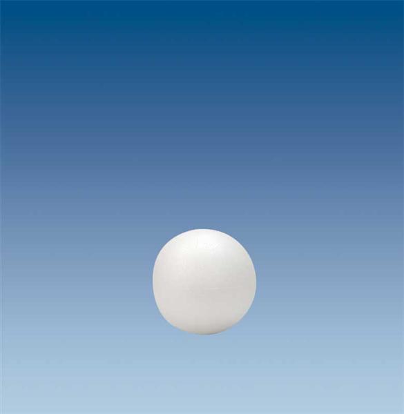 Polystyrène expansé - boule, Ø 8 cm