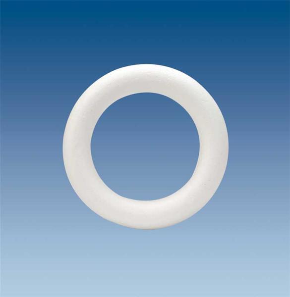 Styropor - Ring / Vollring, &#xD8; 17 cm