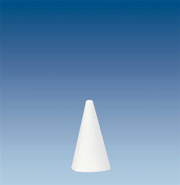 Polystyrène expansé - cône, Ø 7 x 12,5 cm