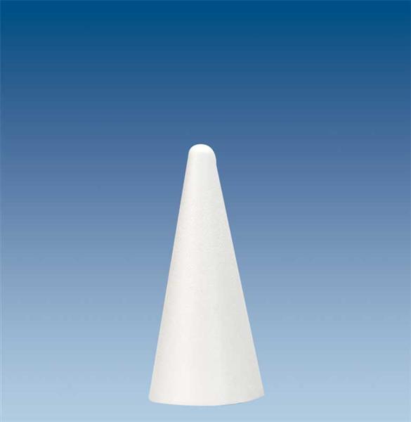 Polystyrène expansé - cône, Ø 9 x 20 cm