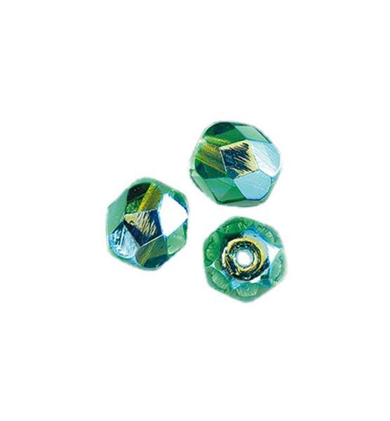 Glasschliffperlen Ø 4 mm, grün