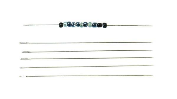 Aiguilles pour tisser les perles, 6 pces/50 mm