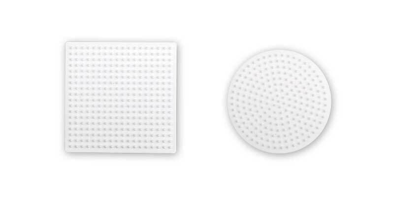Steckplatten Set - Kreis und Quadrat, 9 cm