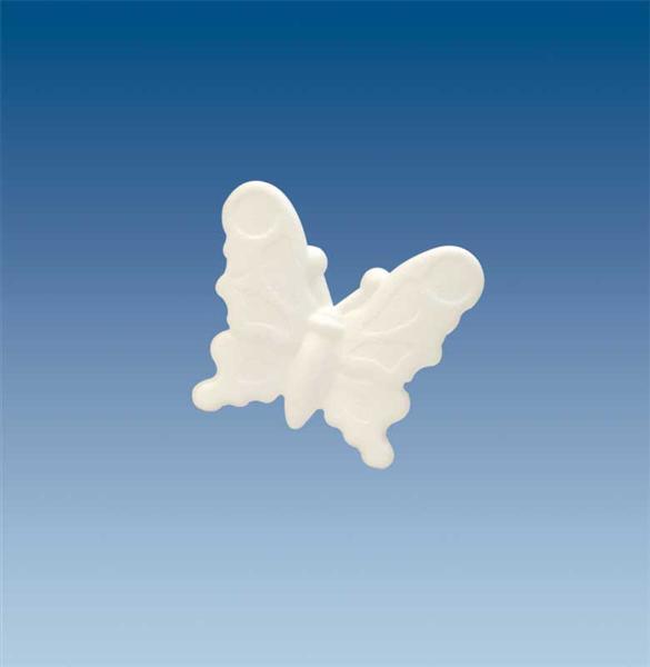 Polystyrène expansé - papillon, 11 x 12,5 cm