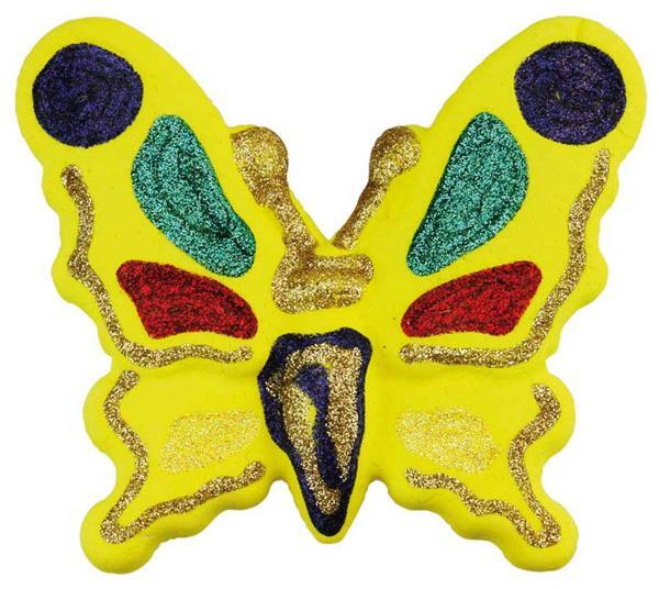 Piepschuim - vlinder, 11 x 12,5 cm