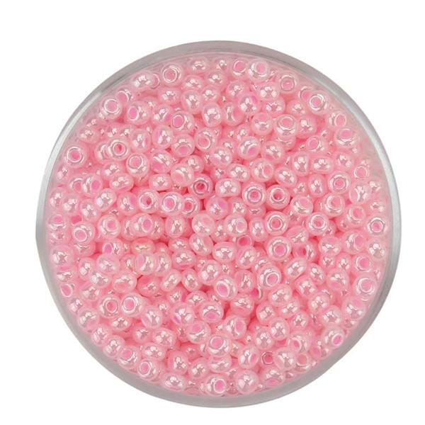 Rocailles opales - Ø 2,6 mm, rose