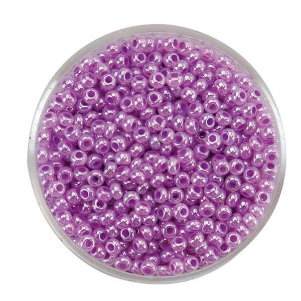 Rocailles opales - Ø 2,6 mm, lilas