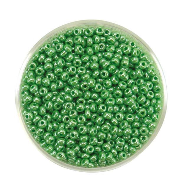 Rocailles opal Ø 2,6 mm, grün