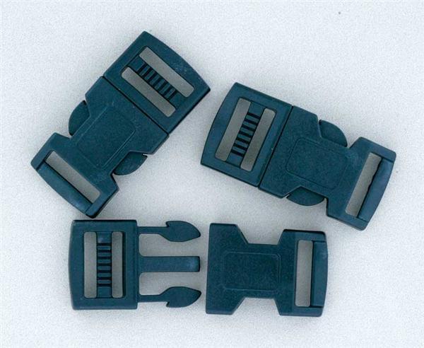 Klickverschluss - 10 Stk./Pkg., 16 mm, schwarz
