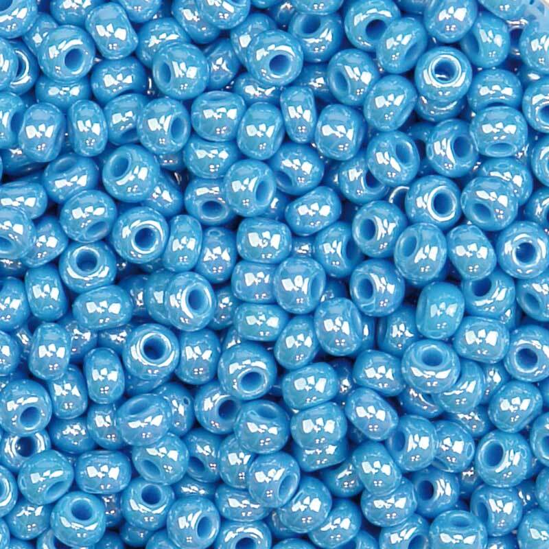 Rocailles opales - &#xD8; 2,6 mm, bleu b&#xE9;b&#xE9;