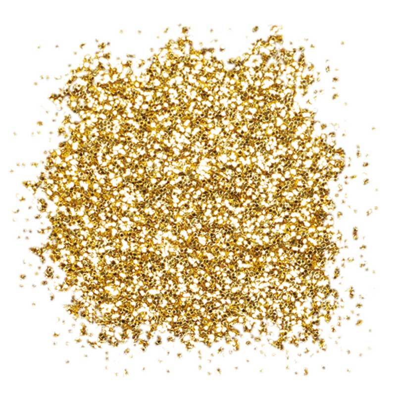 Glazuurpoeder - 10 ml, structuur goud